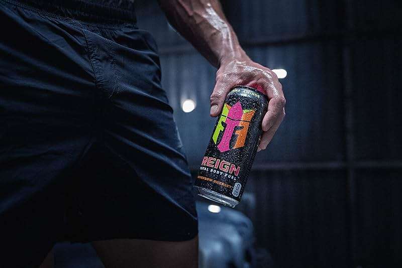 REIGN Total Body Fuel, Reignbow Sherbet, Fitness & Performance Drink, 16 Fl Oz (Pack of 12) - Image 6