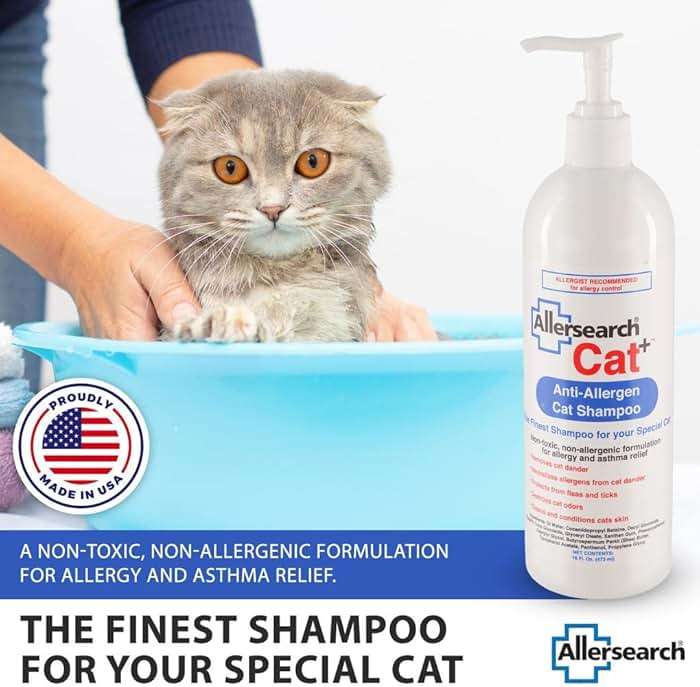 Allersearch Cat+ Anti-Allergen Cat Shampoo - Image 7