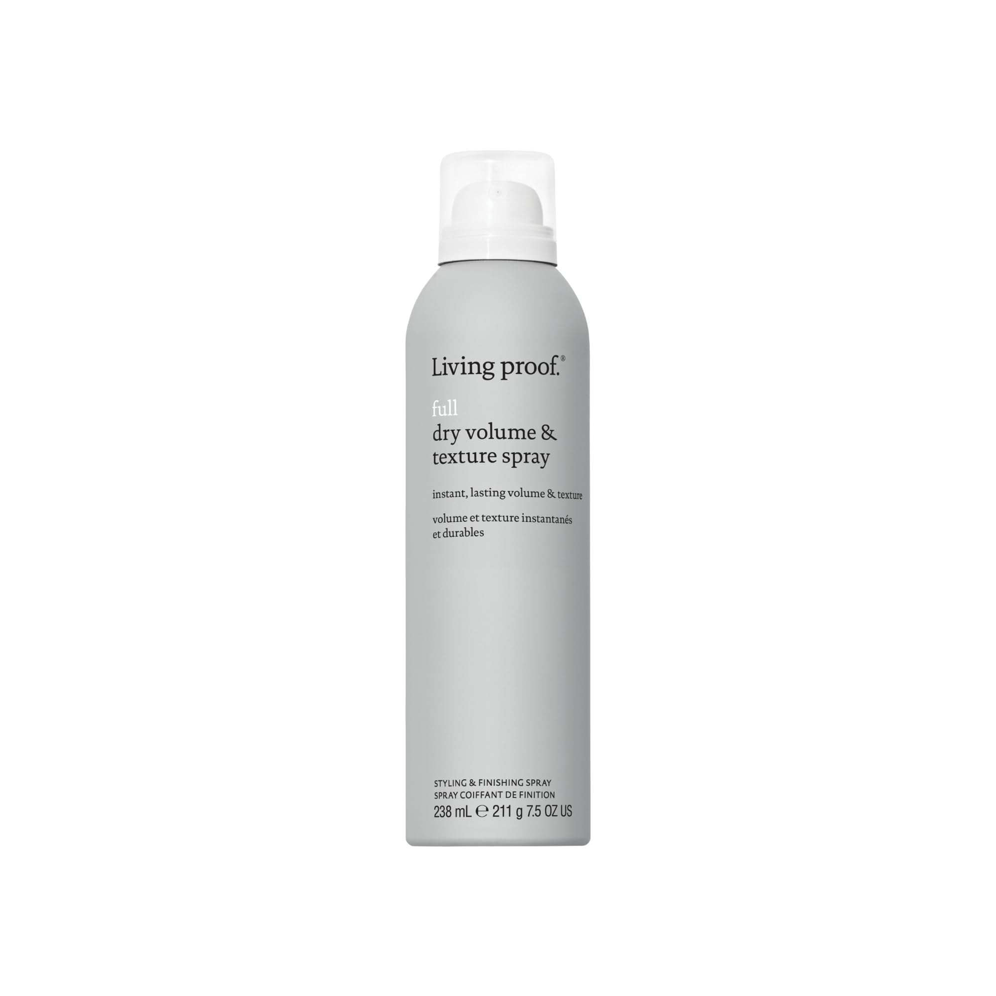 Living Proof Full Dry Volume & Texture Spray – Instant Volume, Texture, Oil Absorption, Heat Protection, Lightweight Hold for Fine or Flat Hair - Image 1