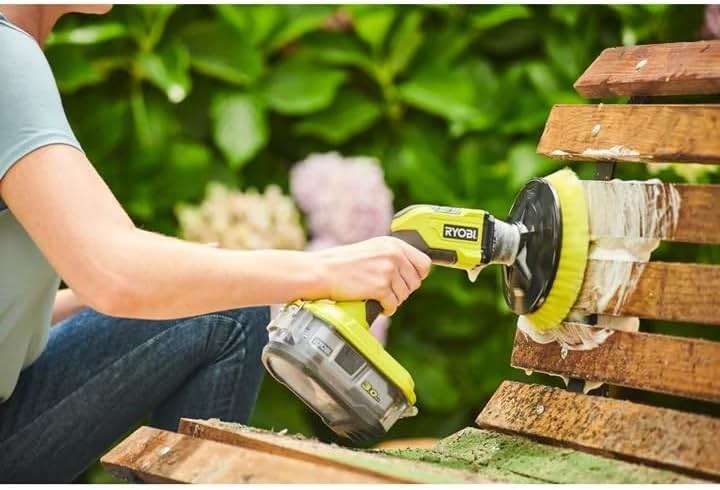 Ryobi R18CPS-0 Rotating Brush 18V ONE+ Battery 15cm 210rpm (Body Only) (Renewed) - Image 7