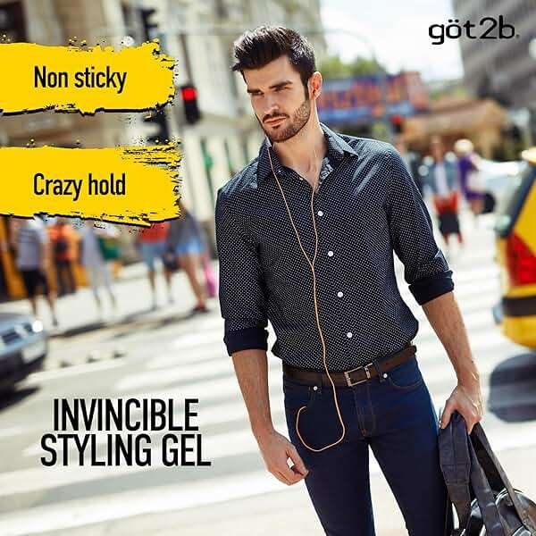 got2b Ultra Glued Invincible Styling Gel Set, 6 Fl Oz (2-Tube) + 1.25 Fl Oz Travel Size, Hair Gel for Men and Women with Extra Strong Hold, Non-Sticky, No-Flake Formula for Vertical Styles - Image 9