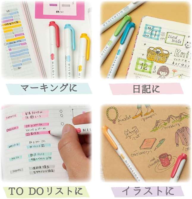 ZEBRA WKT7-N-5C-N Highlighter, Mild Friendly Color, N5 Colors - Image 5