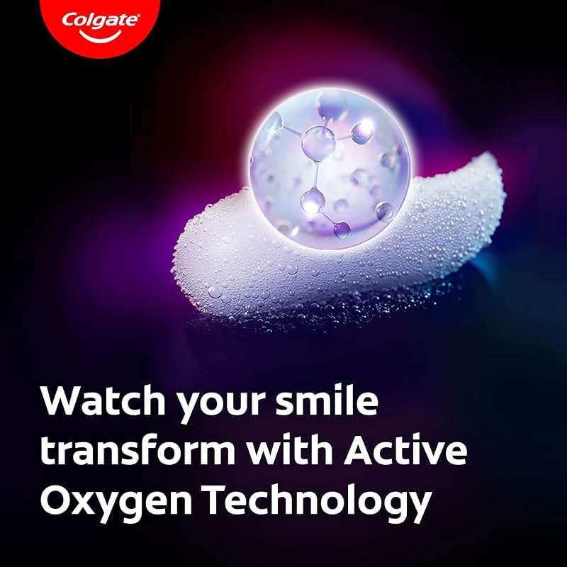 Colgate Visible White O2, Teeth Whitening Toothpaste (50g/1.7oz) - Image 4
