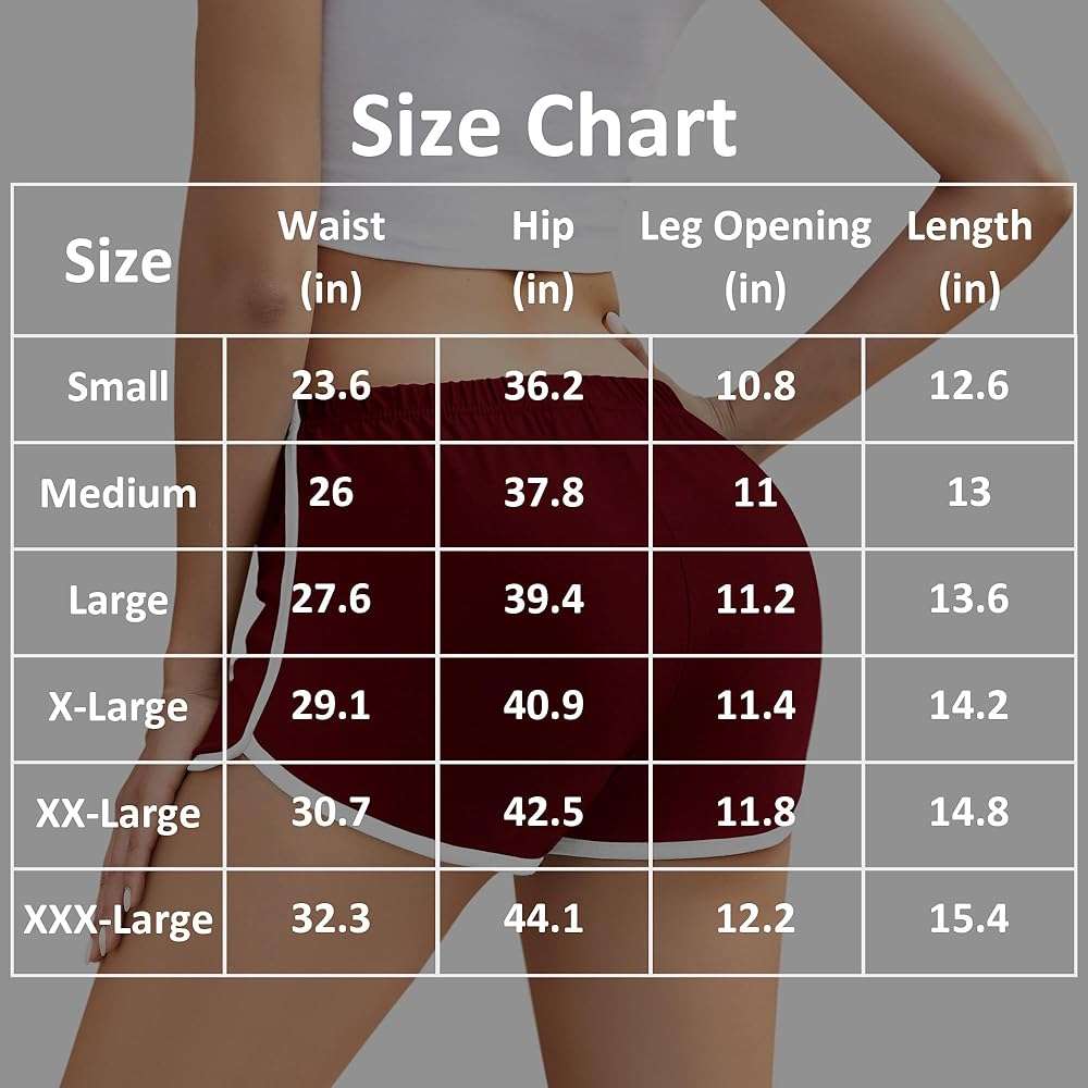 Apoway 6 Packs Dance Shorts Women Cotton Waistband Summer Sports Yoga Shorts for Women - Image 2