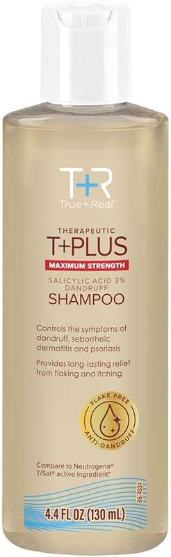 True+Real Salicylic Acid Anti-Dandruff Shampoo 3% Salicylic Acid, 4.4 Fl Oz - Image 1