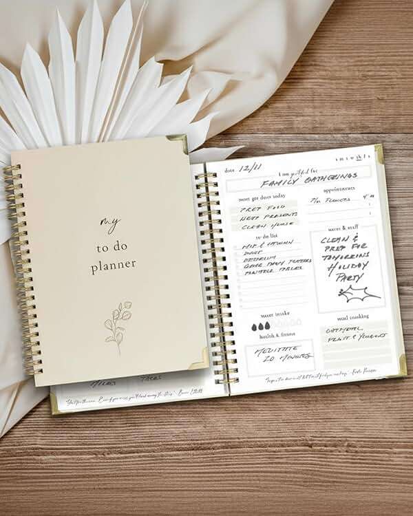 Beautiful To Do List Notebook 2026 (8.5 x 6.4") - Aesthetic Daily Planner to Easily Organize Your Tasks And Boost Productivity - Stylish Undated ADHD Planner Gift and The Perfect School or Office Supplies For Women - Image 2