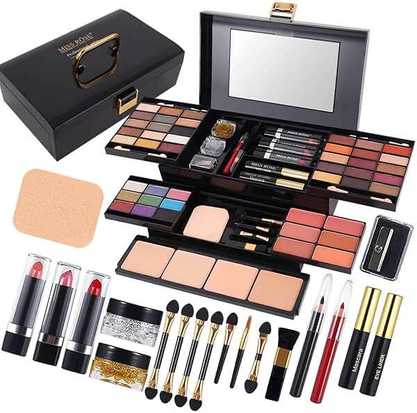 MISS ROSE M 58 Color Professional Makeup pallet, Makeup Kit for Women Full Kit, All In One Make up Kit Set, Makeup Gift Set for women girls (331Y) - Image 1
