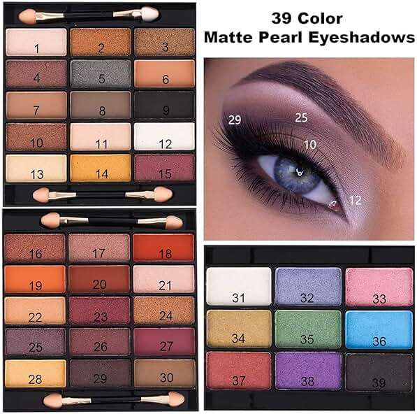 MISS ROSE M 58 Color Professional Makeup pallet, Makeup Kit for Women Full Kit, All In One Make up Kit Set, Makeup Gift Set for women girls (331Y) - Image 4