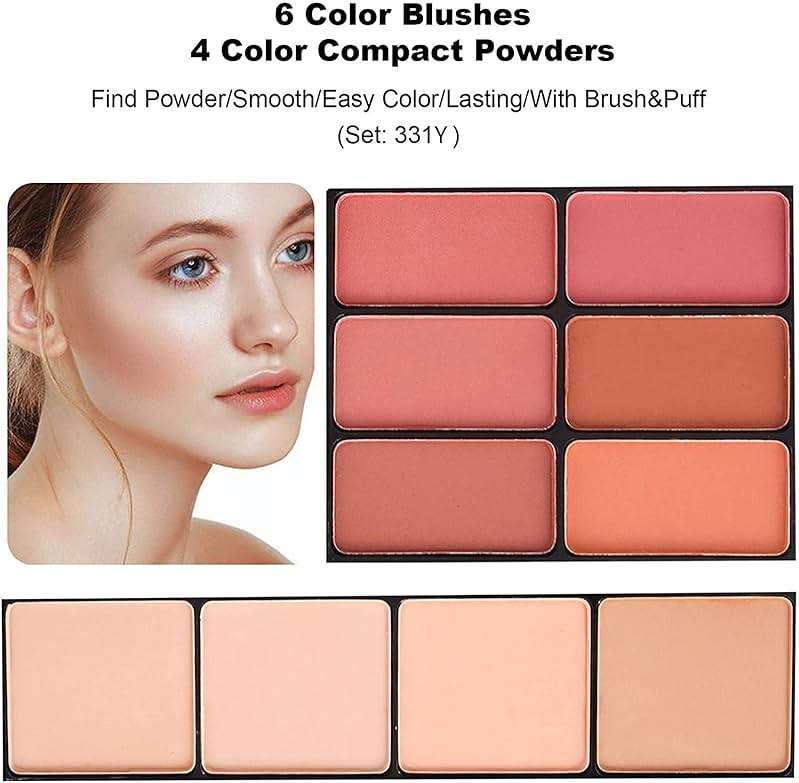 MISS ROSE M 58 Color Professional Makeup pallet, Makeup Kit for Women Full Kit, All In One Make up Kit Set, Makeup Gift Set for women girls (331Y) - Image 5