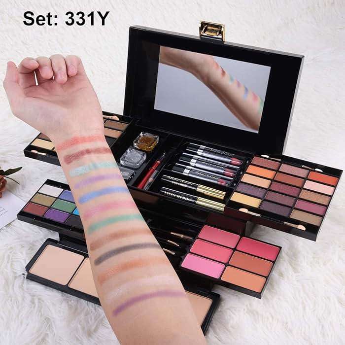 MISS ROSE M 58 Color Professional Makeup pallet, Makeup Kit for Women Full Kit, All In One Make up Kit Set, Makeup Gift Set for women girls (331Y) - Image 7