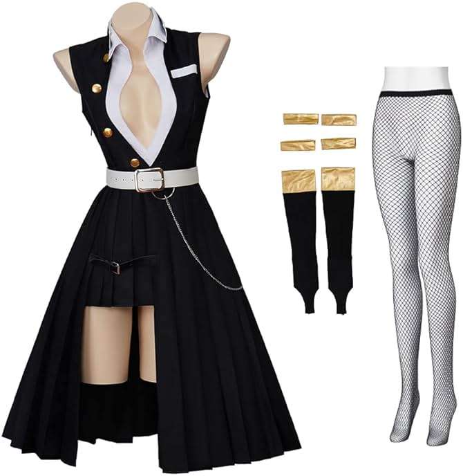 iSHOWcos Anime Women Cosplay Female Dress Costume Uniform Halloween Outfit - Image 1