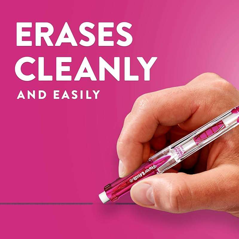 Paper Mate Clearpoint Mechanical Pencils, 0.7mm HB #2 Pencil Lead, 2 Pencils, Assorted Fashion Barrel Colors, 10 Count - Back to School Essentials, Note-Taking, Teacher Supplies - Image 4