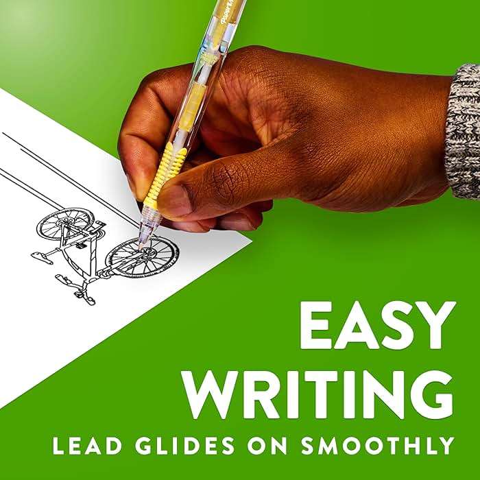 Paper Mate Clearpoint Mechanical Pencils, 0.7mm HB #2 Pencil Lead, 2 Pencils, Assorted Fashion Barrel Colors, 10 Count - Back to School Essentials, Note-Taking, Teacher Supplies - Image 6