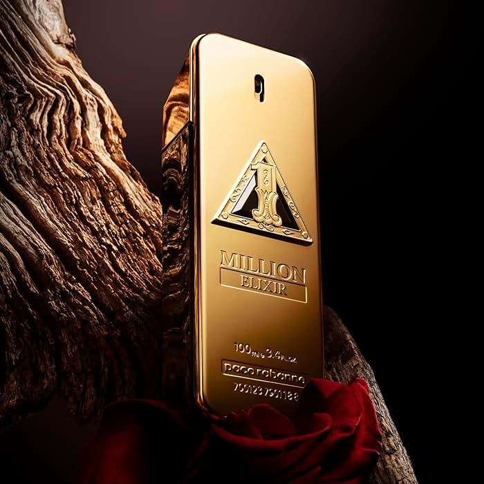Rabanne 1 Million Elixir Parfum Intense - Long Lasting Luxury Cologne for Men with Rose Damascena, Vanilla Absolute & Cedarwood - Men's Fragrance Spray - Image 4