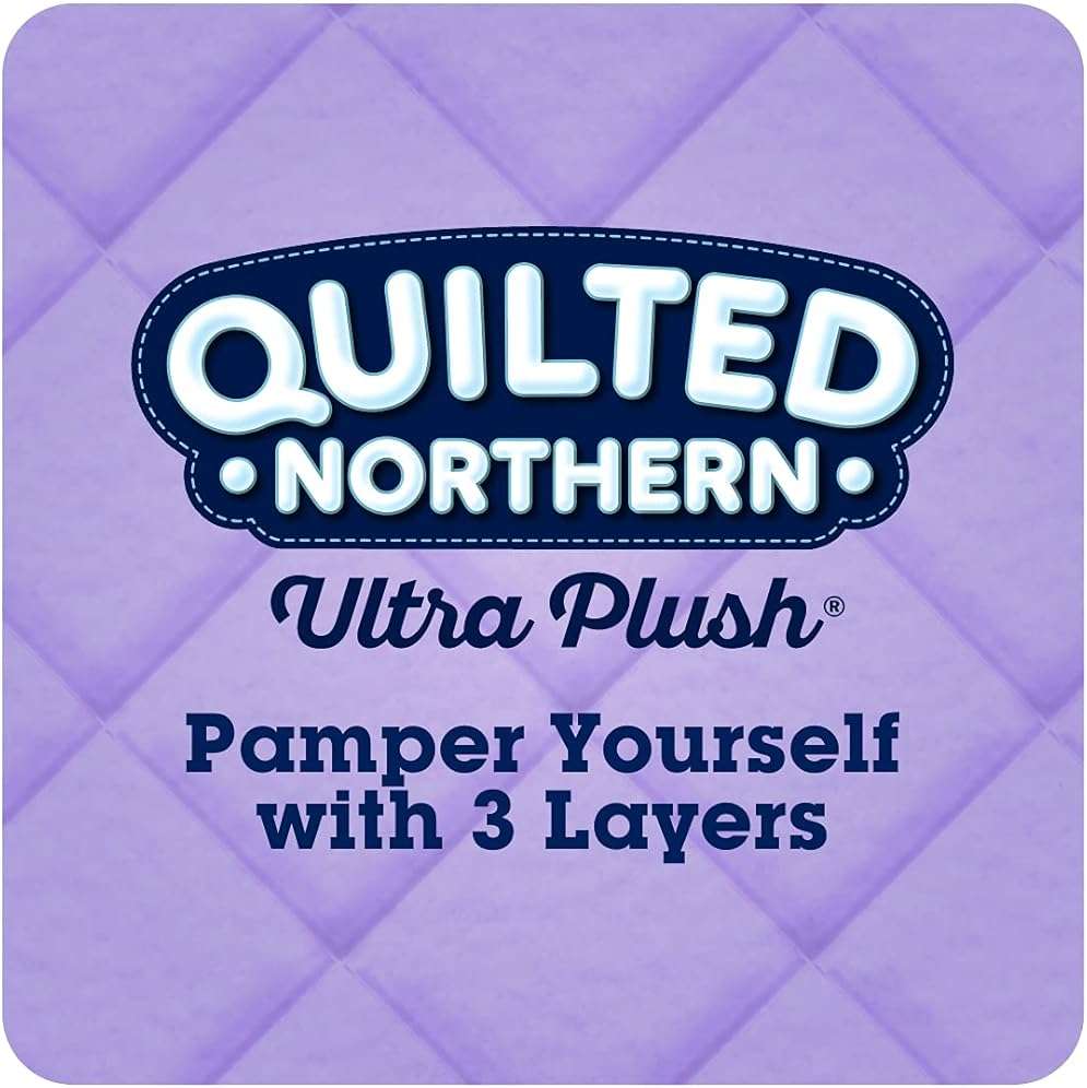 Quilted Northern Ultra Plush Toilet Paper, 32 Mega Rolls = 128 Regular Rolls, 3-Ply Bath Tissue (Packaging May Vary), 8 Count (Pack of 4) - Image 2