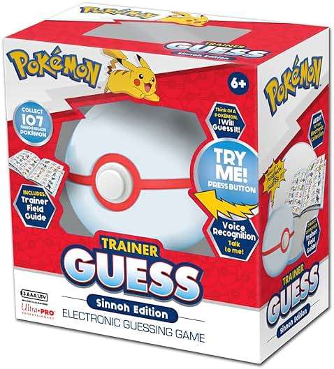 Ultra Pro Pokémon Trainer Guess Sinnoh Toy - Guess that Pokémon! Fun for Board Game & TCG Fans - Magic The Gathering, Card Binder - Challenge Friends & Family! - Image 1