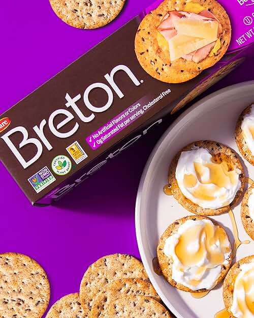 Breton Multigrain Crackers, 7.3 Ounce (Pack of 3) - Image 7