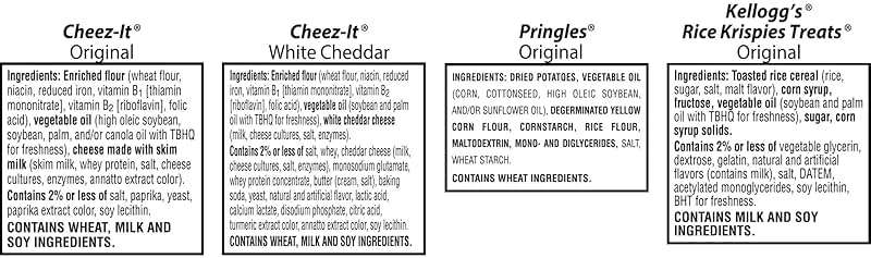 Kellogg's Cheez-It, Pringles & Rice Krispies Treats Snacks Mega Variety Pack, 30.1oz Box (30 Count) - Image 9