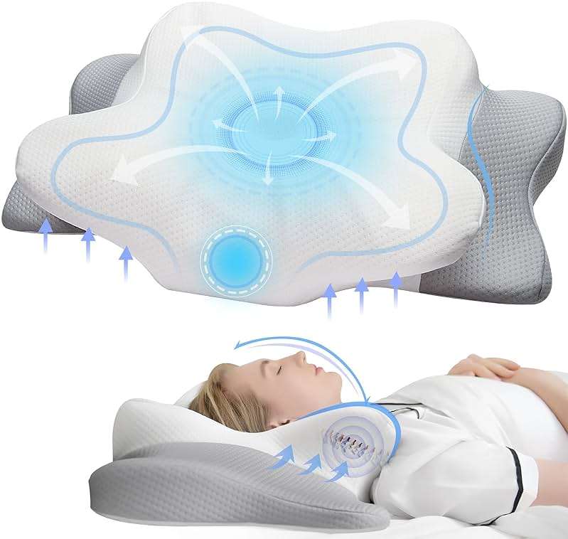 Cervical Pillow for Neck & Shoulder Pain Relief Sleeping - Ergonomic Contour Pillows - Memory Foam Pillow for Side, Back & Stomach Sleepers - Image 1