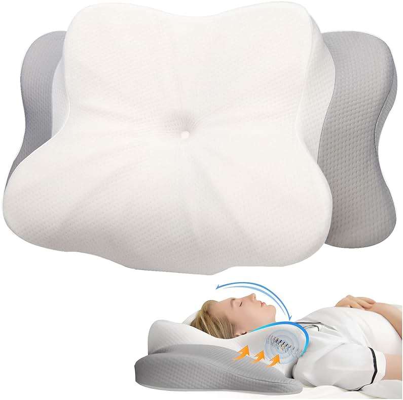 Cervical Pillow for Neck & Shoulder Pain Relief Sleeping - Ergonomic Contour Pillows - Memory Foam Pillow for Side, Back & Stomach Sleepers - Image 8
