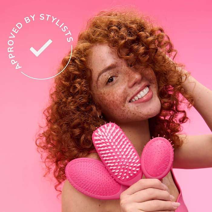 Wet Brush Speed Dry Hair Brush - Watermark (Color Wash) - Vented Design and Ultra Soft HeatFlex Bristles Are Blow Dry Safe With Ergonomic Handle Manages Tangle and Uncontrollable Hair - Pain-Free - Image 8