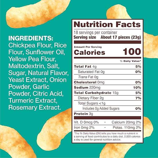 HIPPEAS Chickpea Puffs, Groovy White Cheddar, Gluten Free Snacks, Dairy Free, Vegan, 0.8oz, Pack of 18, 3g Protein, 2g Fiber, Crunchy, Nutritious, Baked Plant Protein Snack, Non-GMO, Kosher - Image 2
