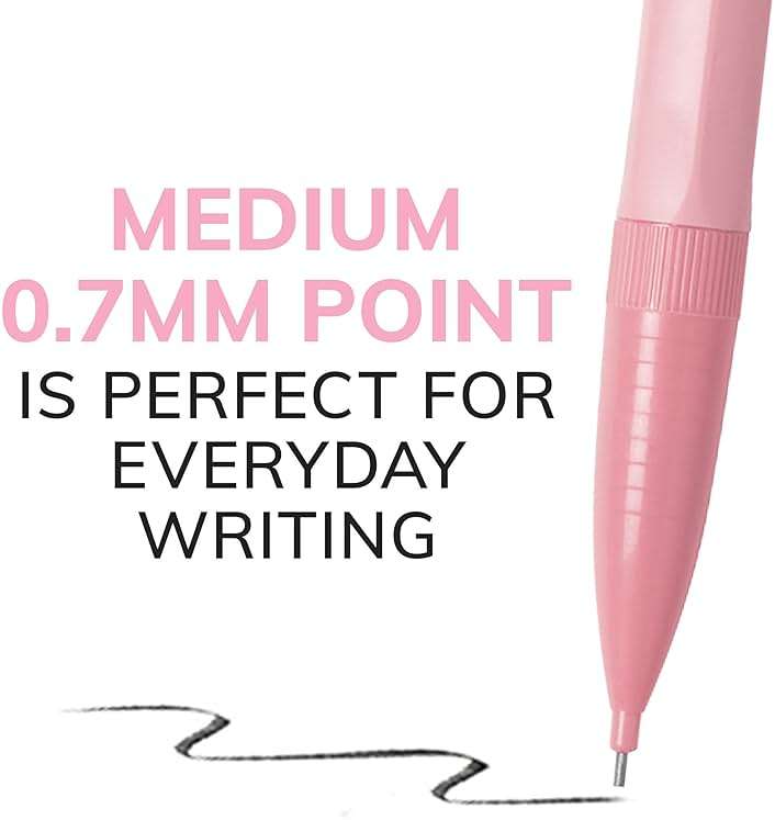 BIC Xtra-Smooth Pastel Mechanical Pencils with Erasers, Medium Point (0.7mm), 24-Count Pack, Bulk Mechanical Pencils for School or Office Supplies - Image 3