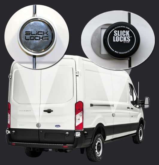 Slick Lock FD-TR-FVK-Slide-TK - Full-Size Ford Transit Van w/Side Sliding Door & Rear Swing Doors - Vehicle Security - Image 2