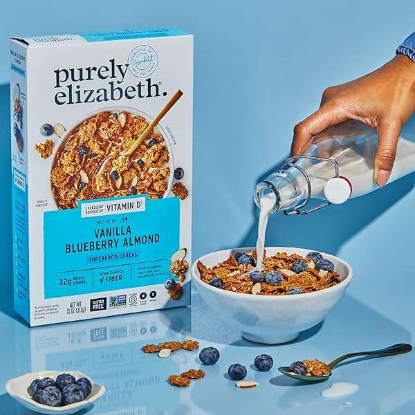 Purely Elizabeth, Vanilla Blueberry Almond Cereal, 11 Ounce - Image 5