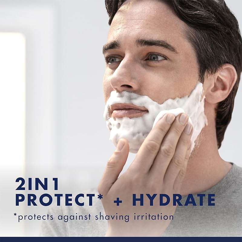 Gillette PRO Shaving Gel For Men Cools To Soothe Skin And Hydrates Facial Hair, 7oz, ProGlide Sensitive 2 in 1 Shave Gel - Image 4