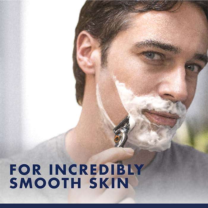 Gillette PRO Shaving Gel For Men Cools To Soothe Skin And Hydrates Facial Hair, 7oz, ProGlide Sensitive 2 in 1 Shave Gel - Image 6
