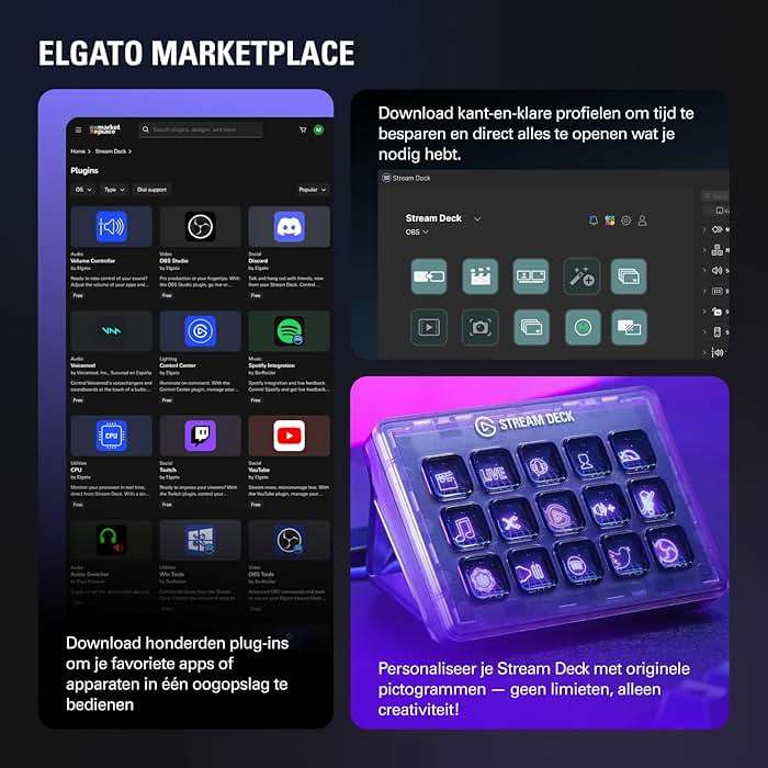 Elgato Stream Deck MK.2 White – Studio Controller, 15 macro keys, trigger actions in apps and software like OBS, Twitch, ​YouTube and more, works with Mac and PC - Image 9