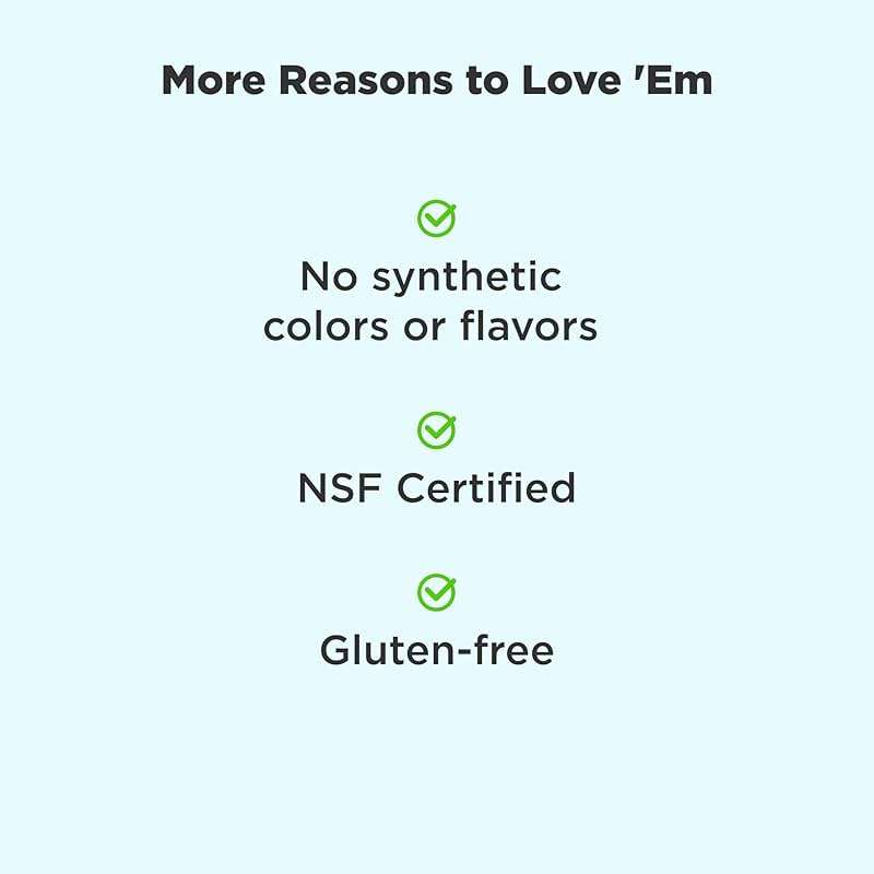 OLLY Hello Happy Gummy Worms, Mood Balance Support, Vitamin D, Saffron, Adult Chewable Supplement, Gluten Free, Tropical Zing - 90 Count - Image 3