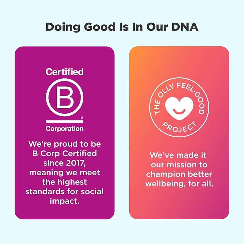 OLLY Hello Happy Gummy Worms, Mood Balance Support, Vitamin D, Saffron, Adult Chewable Supplement, Gluten Free, Tropical Zing - 90 Count - Image 5