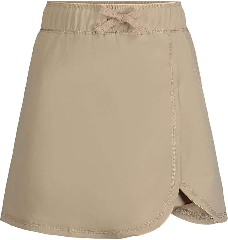 Nautica girls School Uniform Pull-on Scooter Skirt With Undershorts, Knit Waistband & Functional Pockets - Image 1