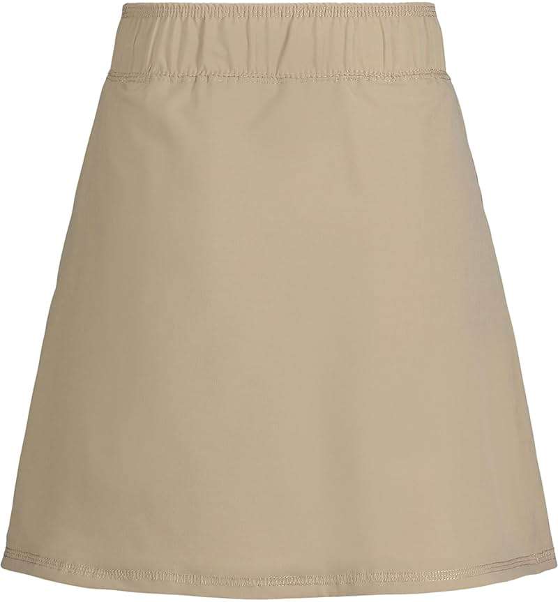 Nautica girls School Uniform Pull-on Scooter Skirt With Undershorts, Knit Waistband & Functional Pockets - Image 3