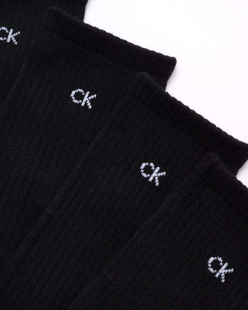 Calvin Klein Mens Crew Socks - 5 Pack Breathable Cushion Crew Athletic Mid-Calf Socks for Men for Running and Workout (7-12) - Image 5