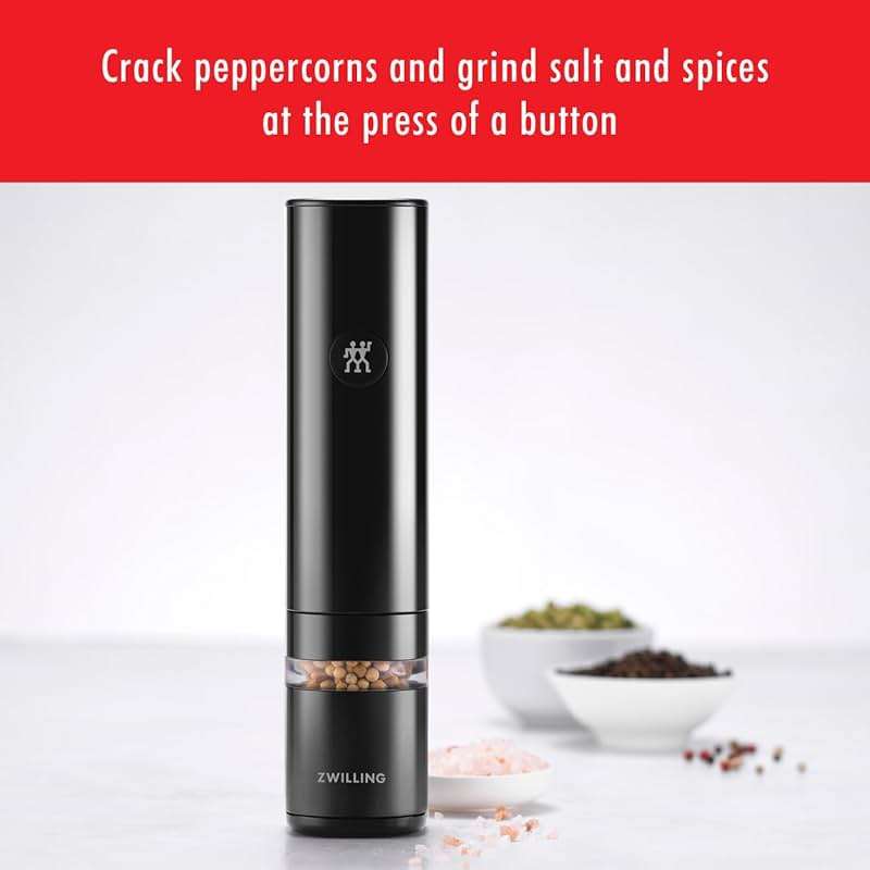 ZWILLING Enfinigy Electric Salt/Pepper Mill - Black - Image 3