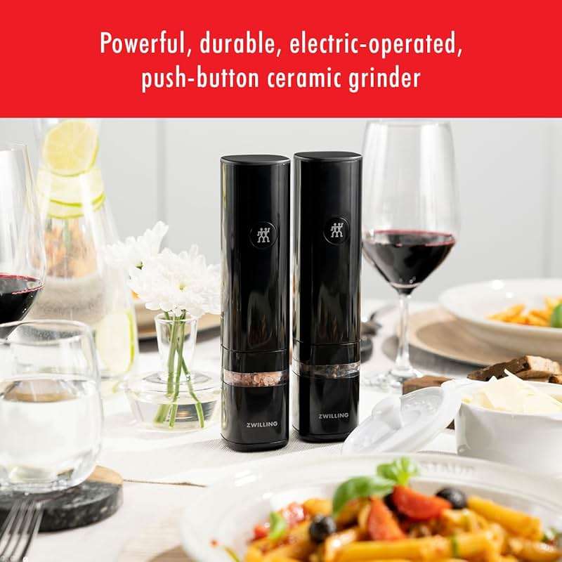 ZWILLING Enfinigy Electric Salt/Pepper Mill - Black - Image 4