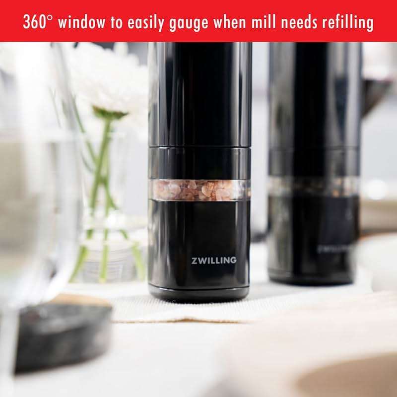 ZWILLING Enfinigy Electric Salt/Pepper Mill - Black - Image 7