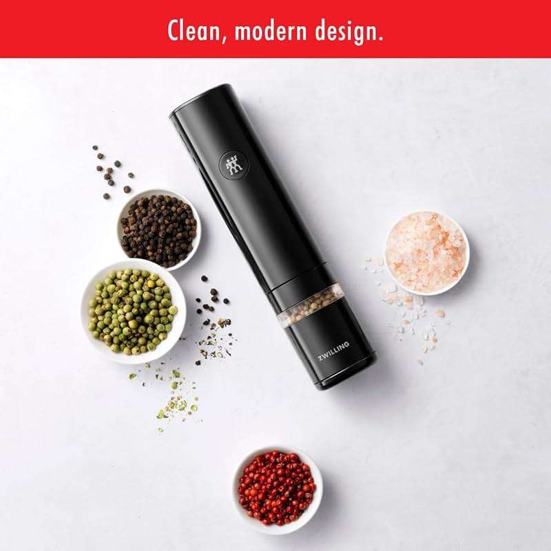 ZWILLING Enfinigy Electric Salt/Pepper Mill - Black - Image 10