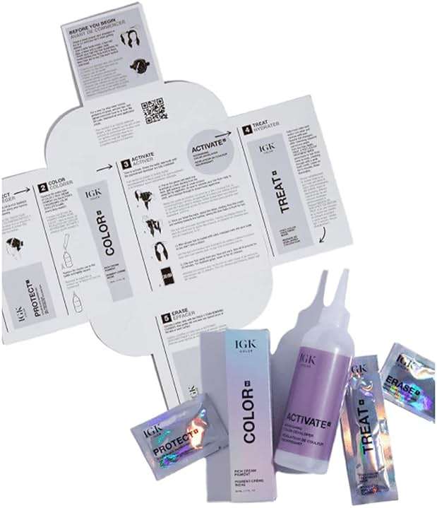 IGK Permanent Hair Dye Color Kit | 7C Copper Cola - Dark Coppery Blonde | 100% Gray Color Coverage + Strengthen + Shine | Ammonia Free - Image 7