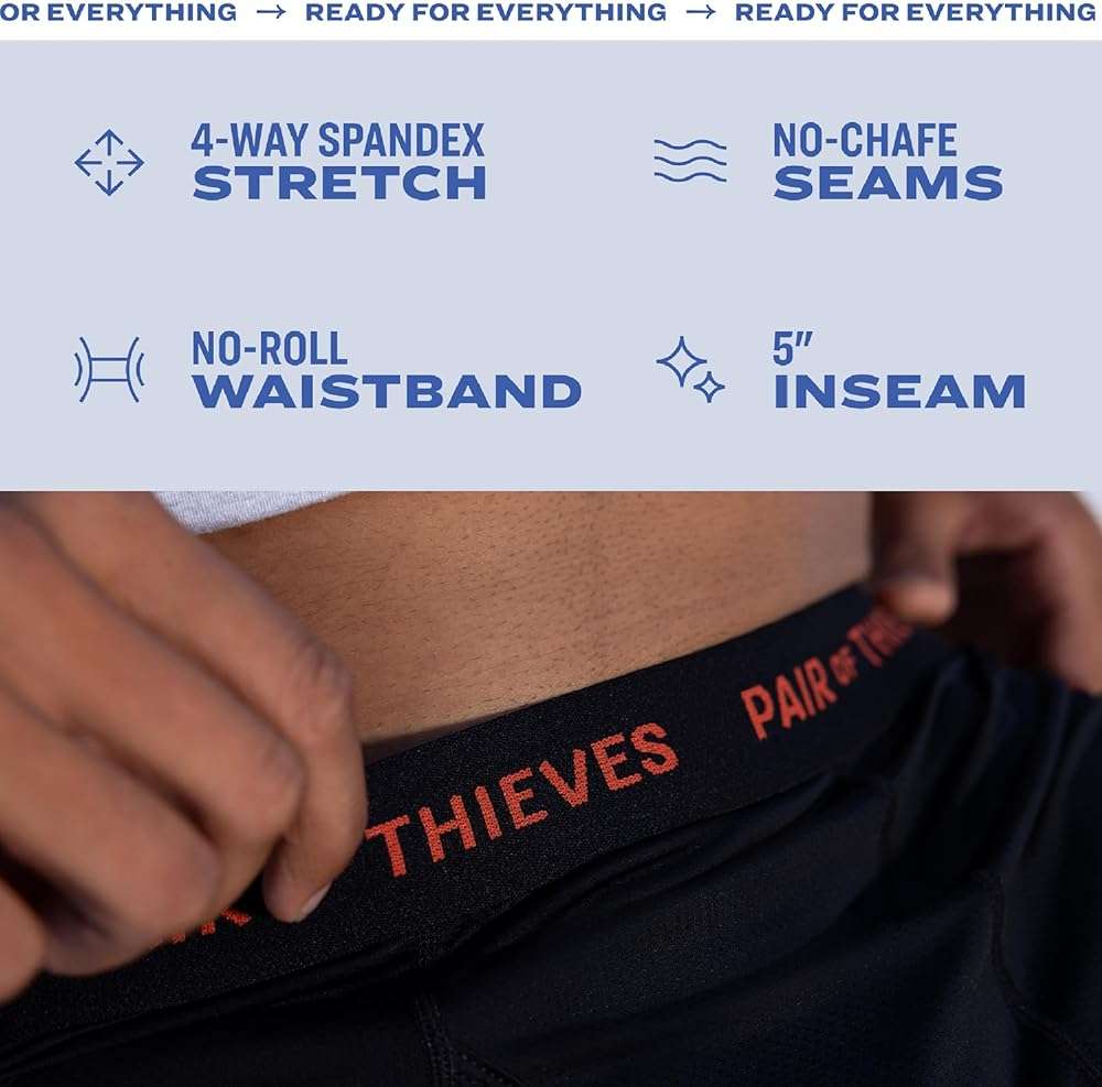 Pair of Thieves Men Every Day Kit Boxer Briefs | Underwear for Men | Soft, Tagless, Cotton Spandex Blend | Moisture Wicking - Image 5