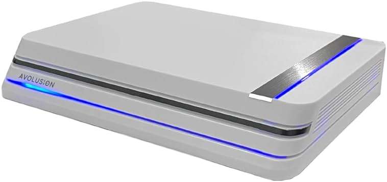 Avolusion PRO-X (White) 6TB USB 3.0 External Gaming Hard Drive for PS5 Game Console (Renewed) - Image 1