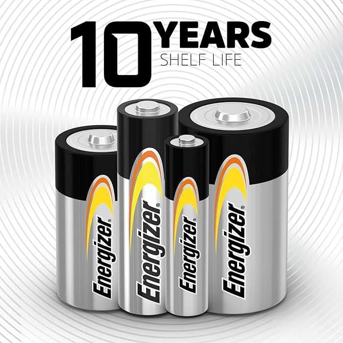 Energizer Alkaline Power D Batteries 12 Count (Pack of 1), Long-Lasting Alkaline Size D Batteries - Image 7