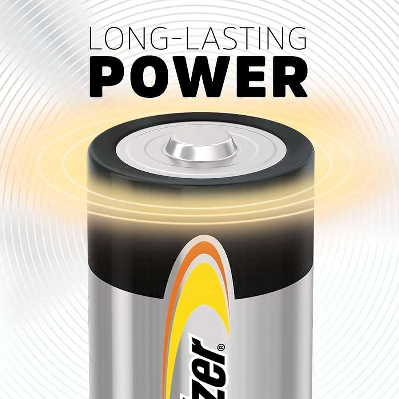 Energizer Alkaline Power C Batteries (12 Pack), Long-Lasting Alkaline C Cell Batteries - Image 2