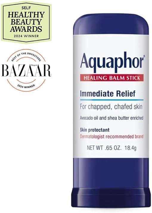 Aquaphor Healing Balm Stick, Skin Protectant with Avocado Oil and Shea Butter, 0.65 Oz Stick - Image 2