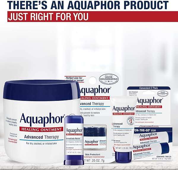 Aquaphor Healing Balm Stick, Skin Protectant with Avocado Oil and Shea Butter, 0.65 Oz Stick - Image 11