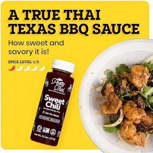 Pretty Thai Sauce, Gluten Free Certified Non-GMO Vegan Authentic Stir Fry, Dressing, Rice Seasoning, Condiment & Dipping Sauce, 100% Natural (Thai Sweet Chili) - Image 7