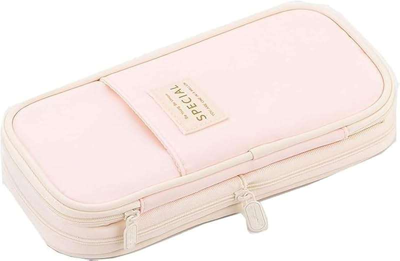 Arnuixty Large Storage Pencil Case Pen Bag with Zipper Big Capacity Pouch Organizer for Office Travel Holder Box - Image 1